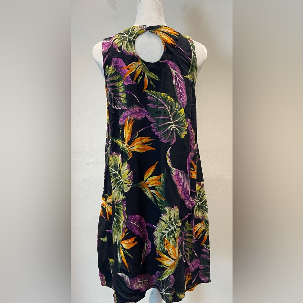 Tropical Print Mini Dress - Picture 4 of 16